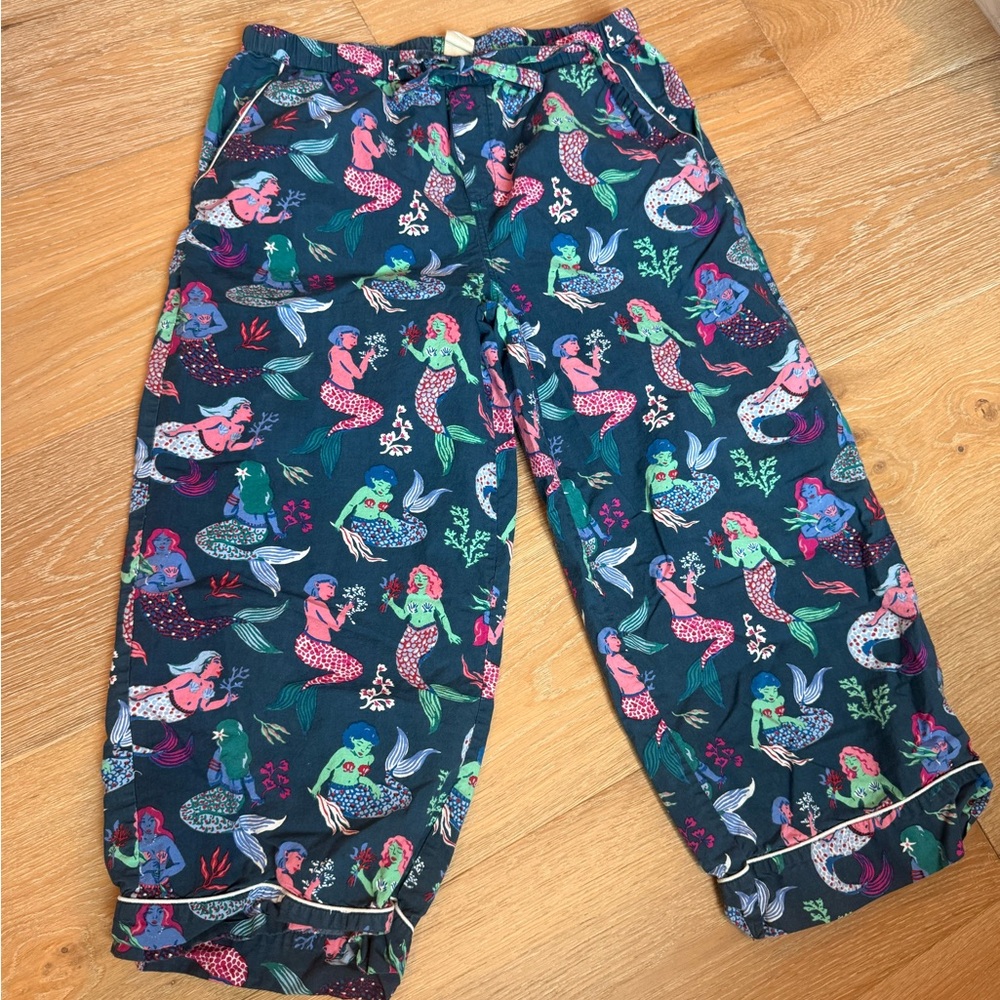 Printfresh Mermaid Print Pajama Pants - Blue and Pink